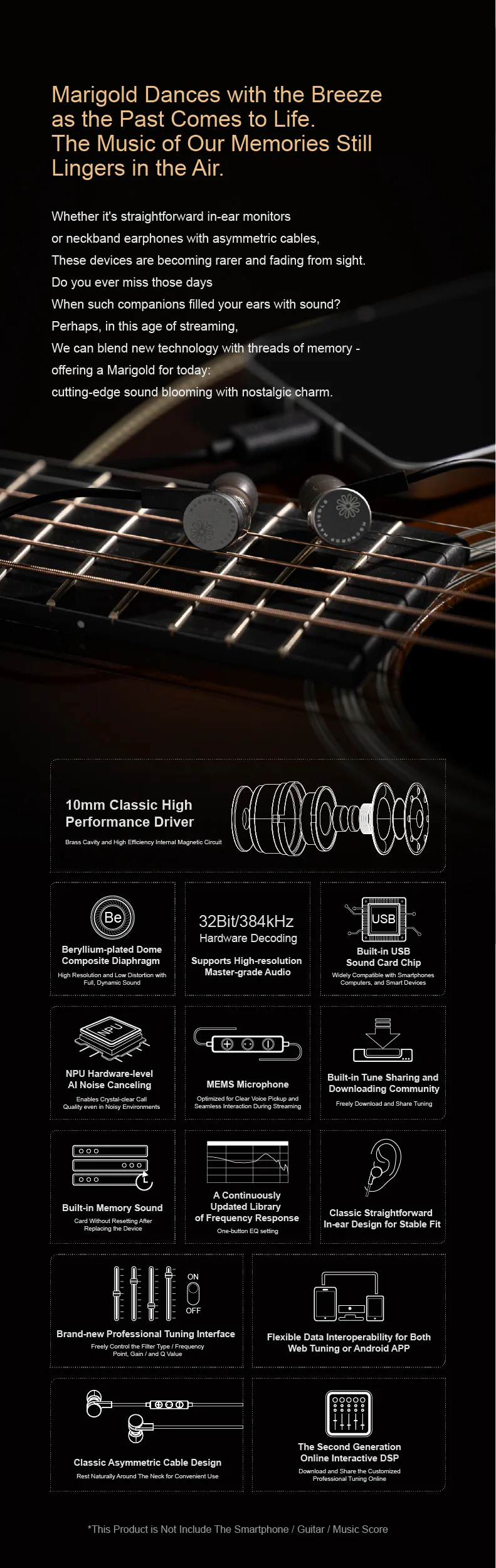 Moondrop Marigold USB-C Neckband-Style IEMs - Image 2