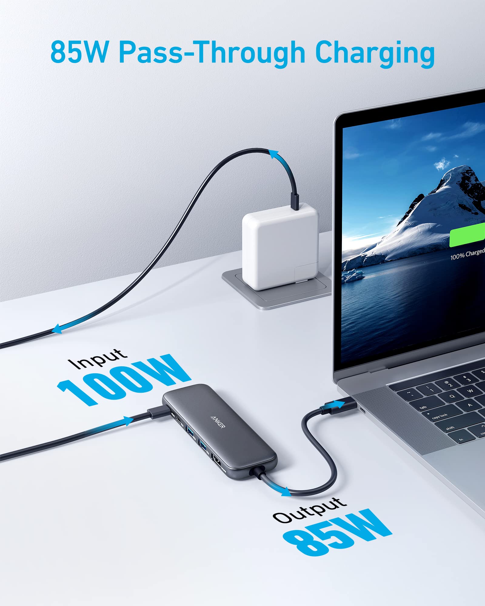 Refurbished Anker 332 USB-C Hub (5-in-1) - Image 3