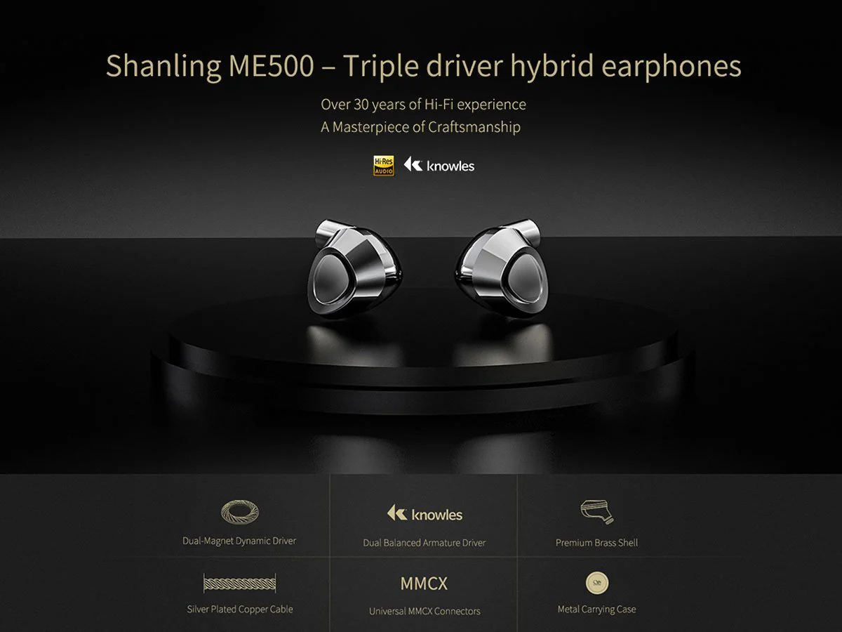 Shanling ME500 In-Ear Monitor (IEM) Earphone - Image 2