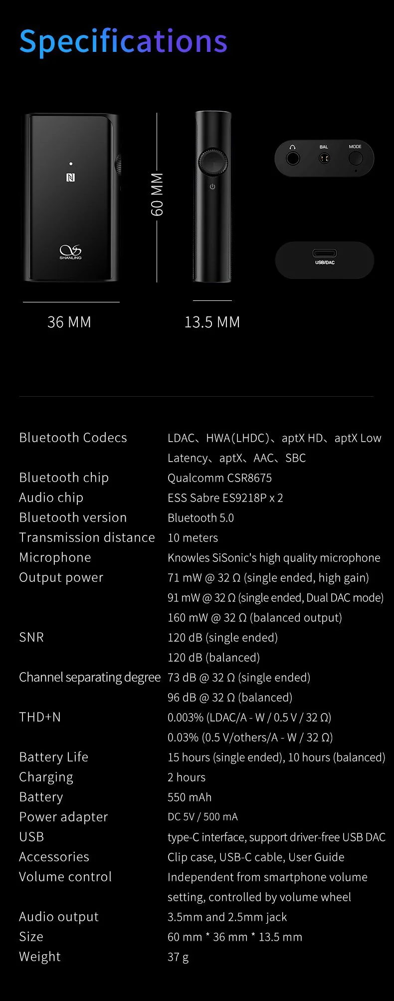 Shanling UP4 Portable Headphone Amp - Image 19