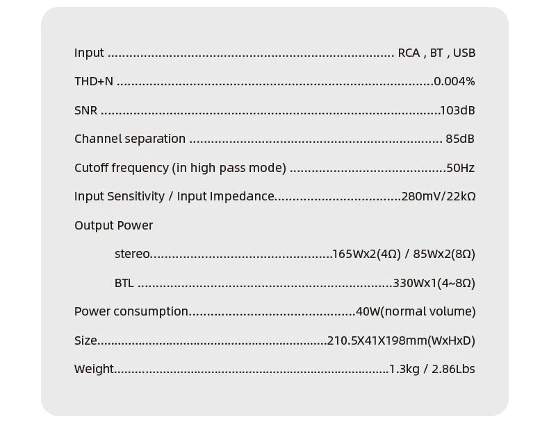 SMSL A300 Power Amplifier - Image 17