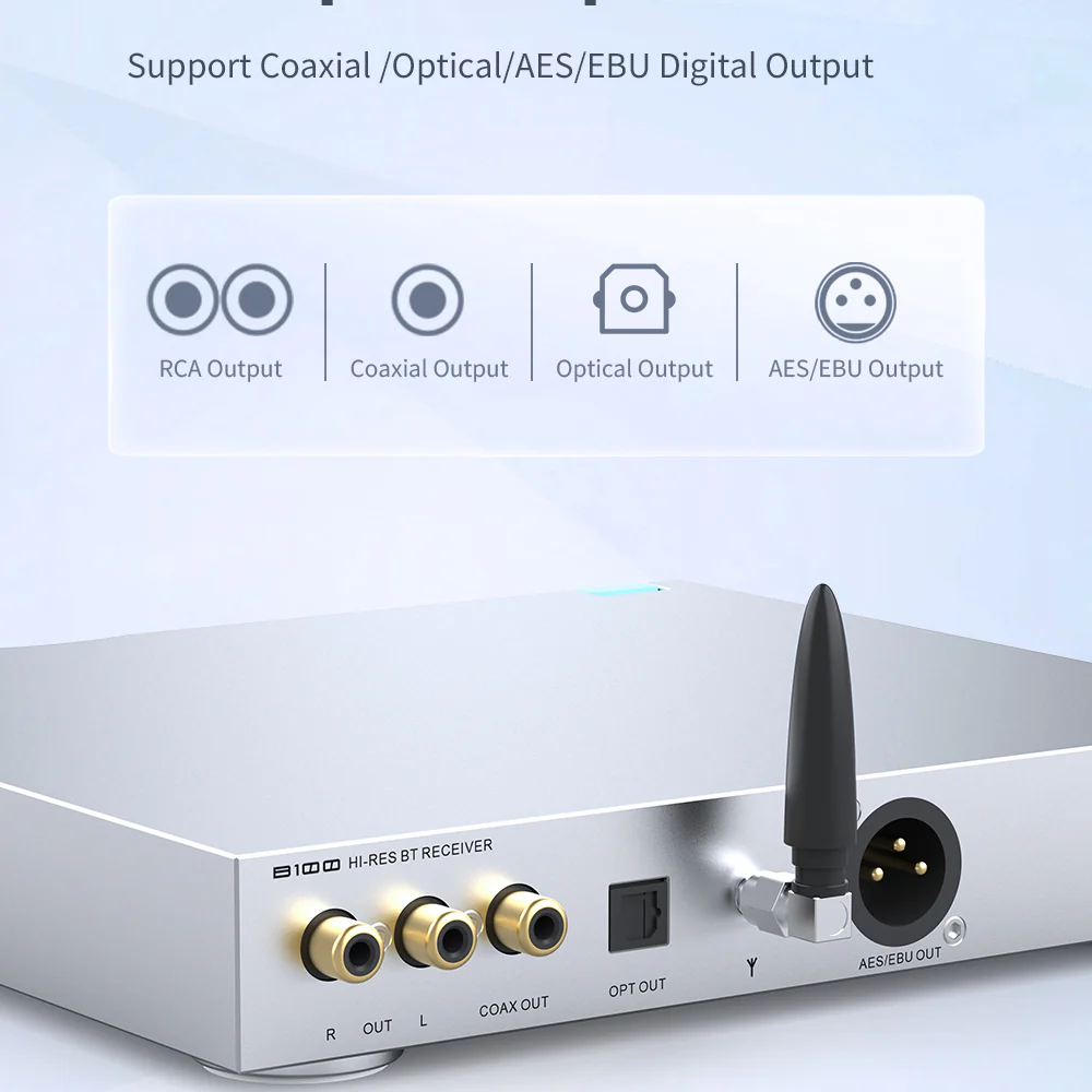 SMSL B100 Hi-Res Bluetooth Receiver - Image 8