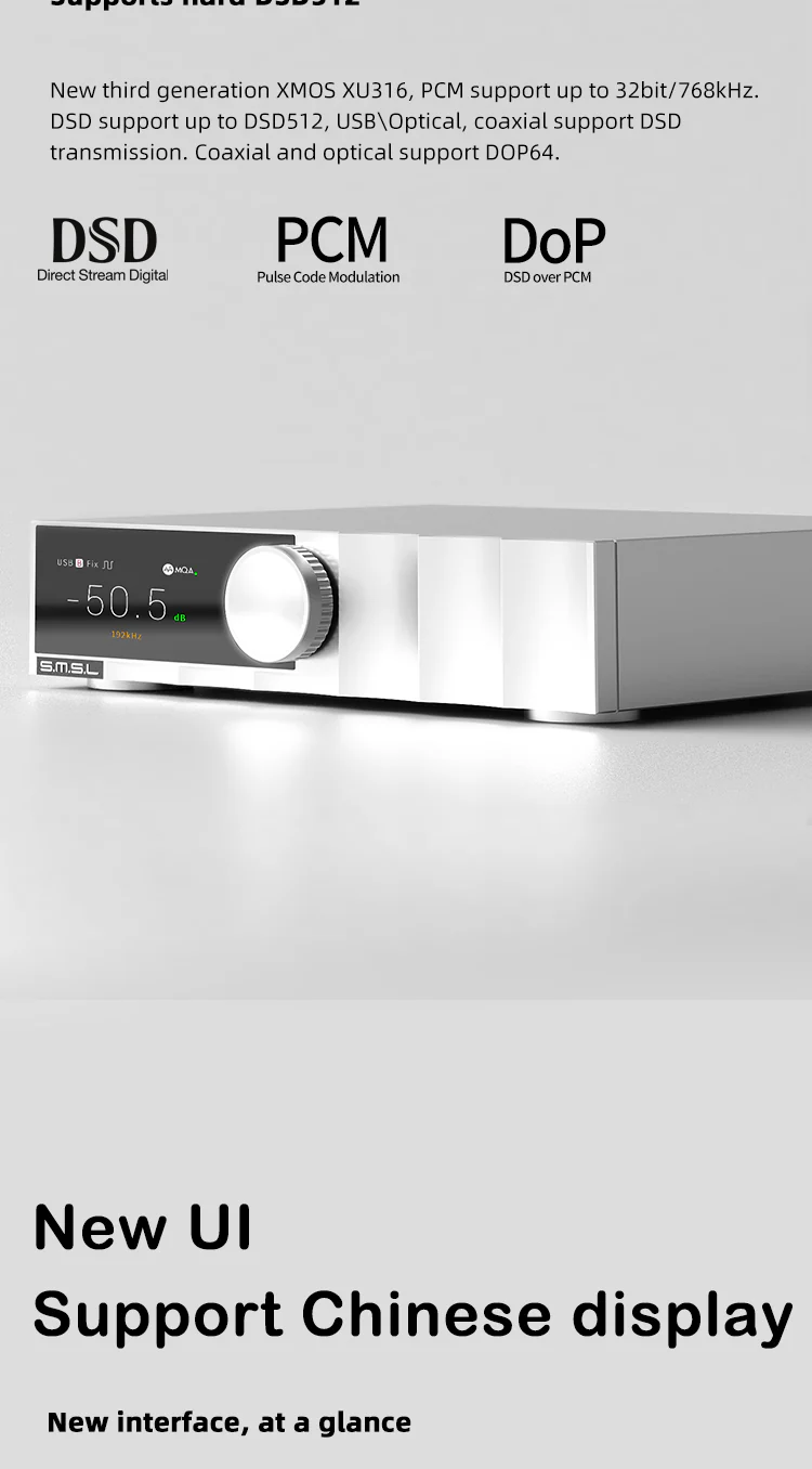 SMSL D200 Desktop DAC and Pre-Amp - Image 6