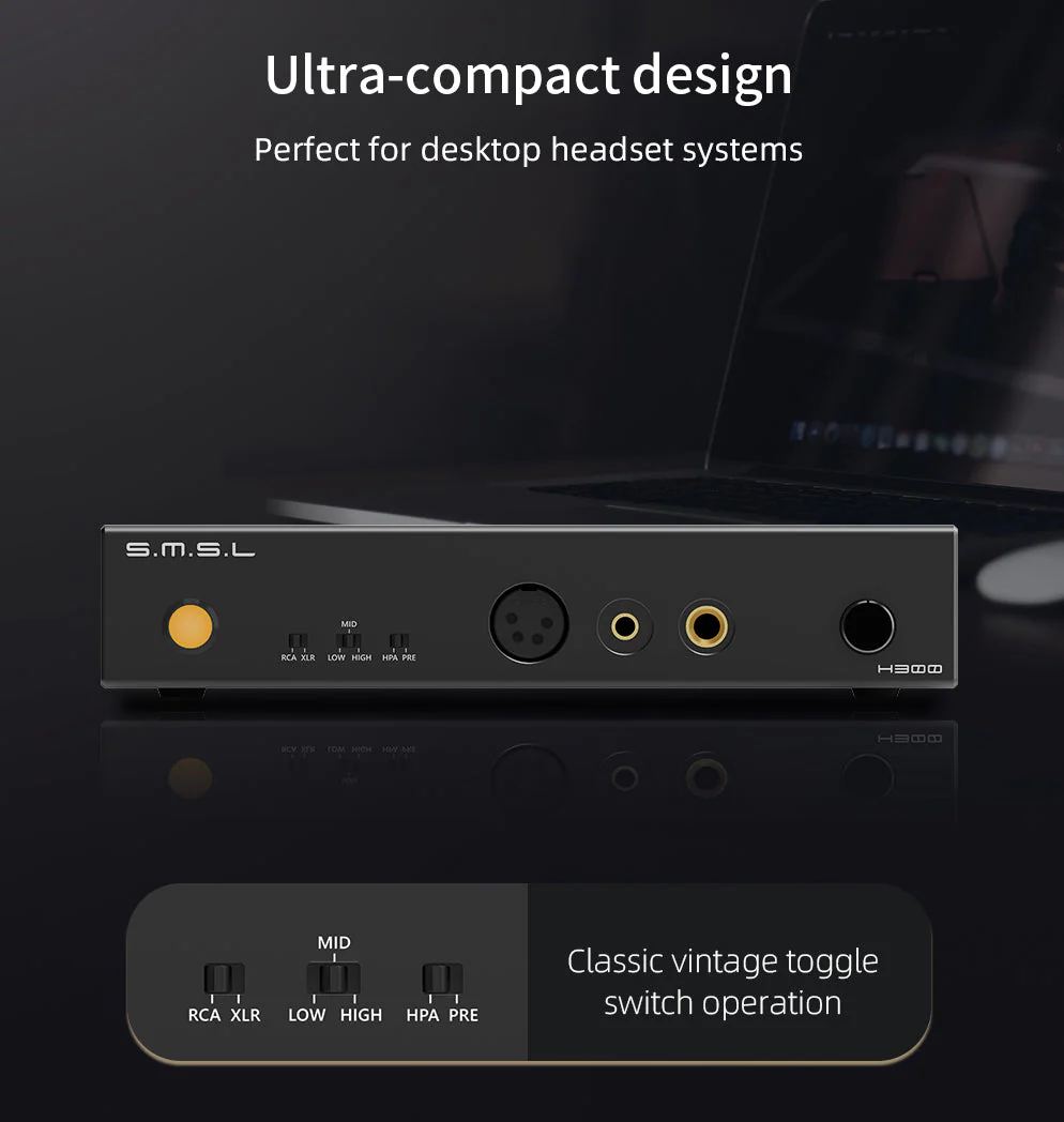 SMSL H300 Headphone Amplifier - Image 6