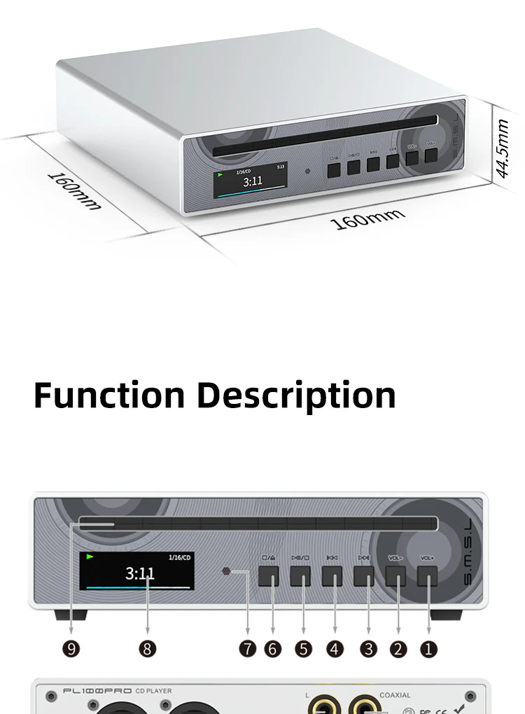 SMSL PL100 Pro CD Player - Image 20