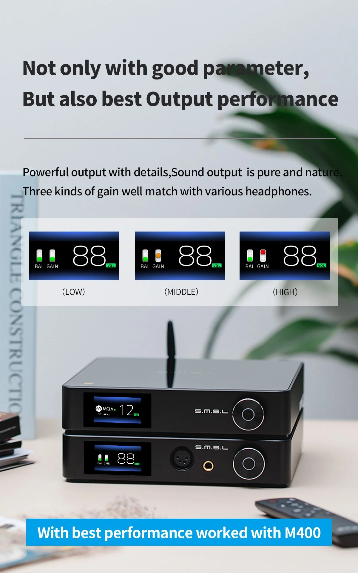SMSL SP400 THX AAA 888 Headphone Amp - Image 11