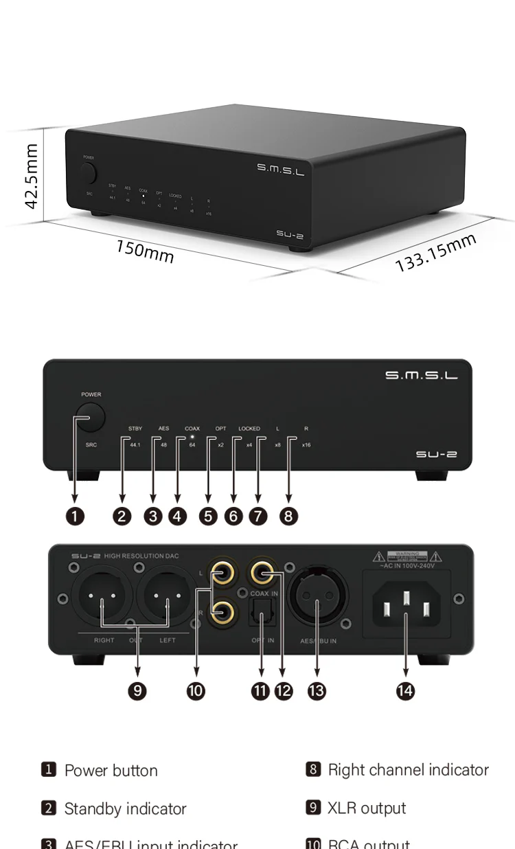 SMSL SU-2 Desktop DAC - Image 21