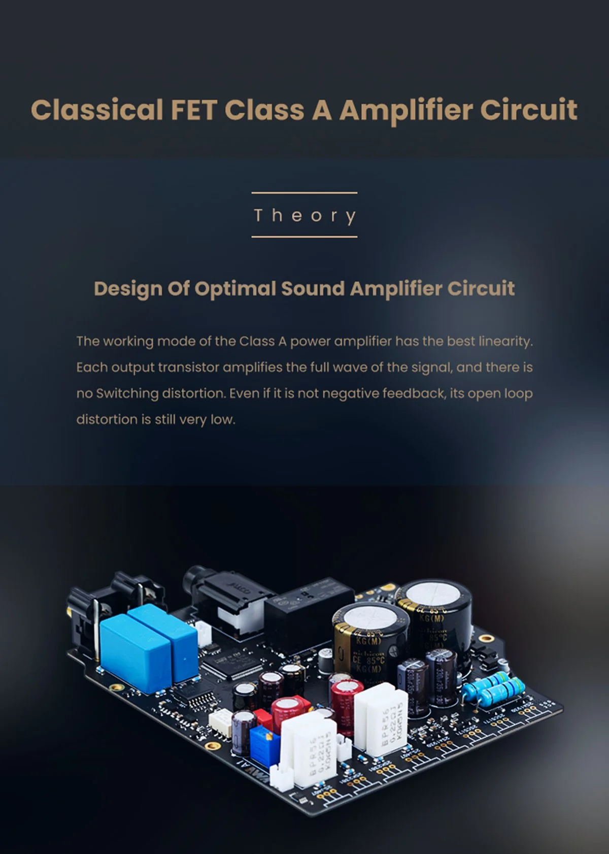 SMSL VMV A1 Class-A Amplifier - Image 3