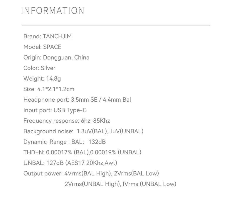 Tanchjim Space Portable DAC/Amp - Image 19