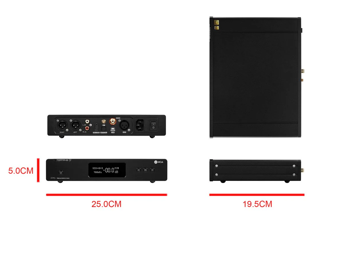TOPPING D70s MQA DAC (Digital-to-Analog Converter) - Image 23