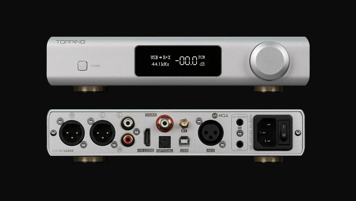 TOPPING D90 III Sabre Fully-Balanced HIFI DAC (Digital-to-Analog Converter) - Image 19