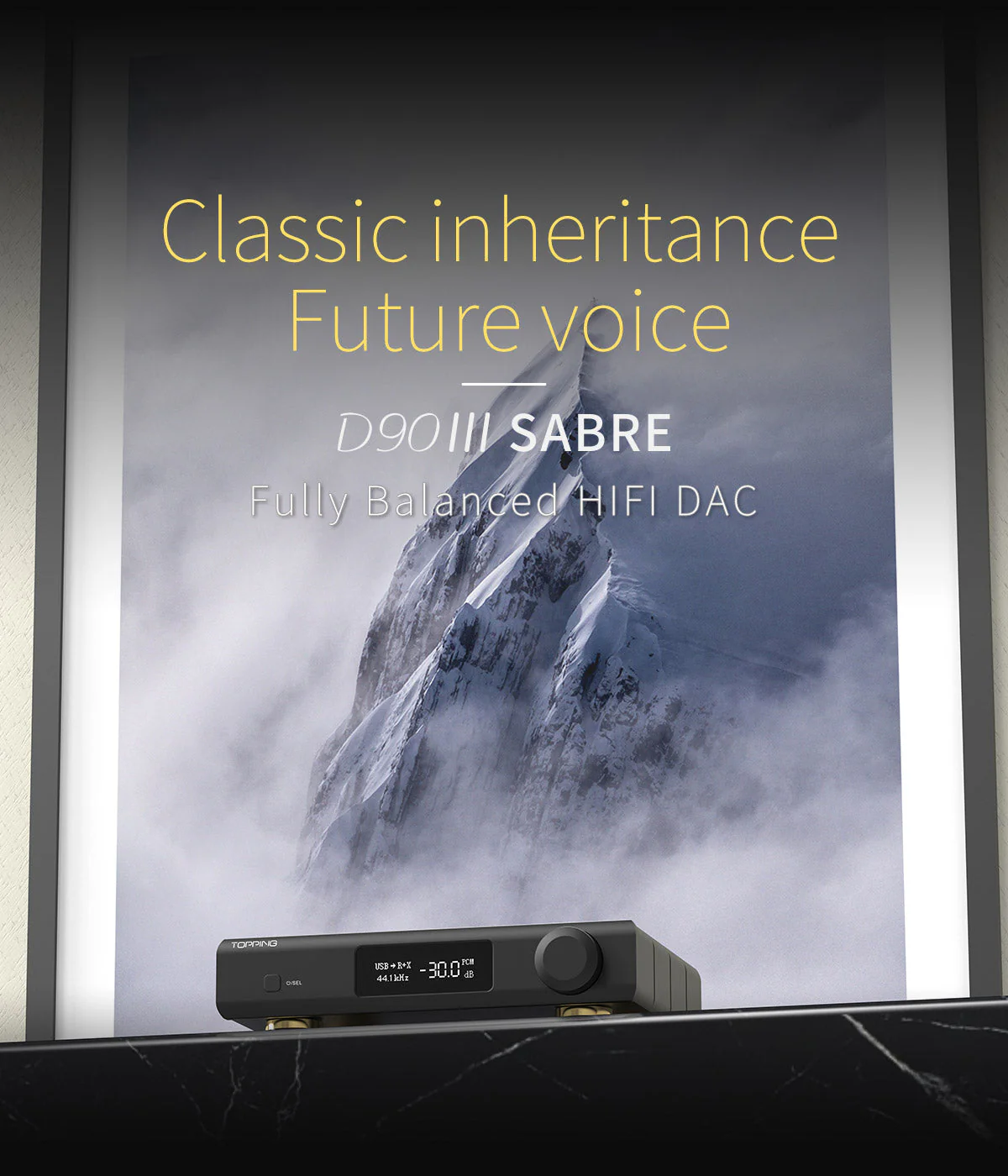 TOPPING D90 III Sabre Fully-Balanced HIFI DAC (Digital-to-Analog Converter) - Image 3
