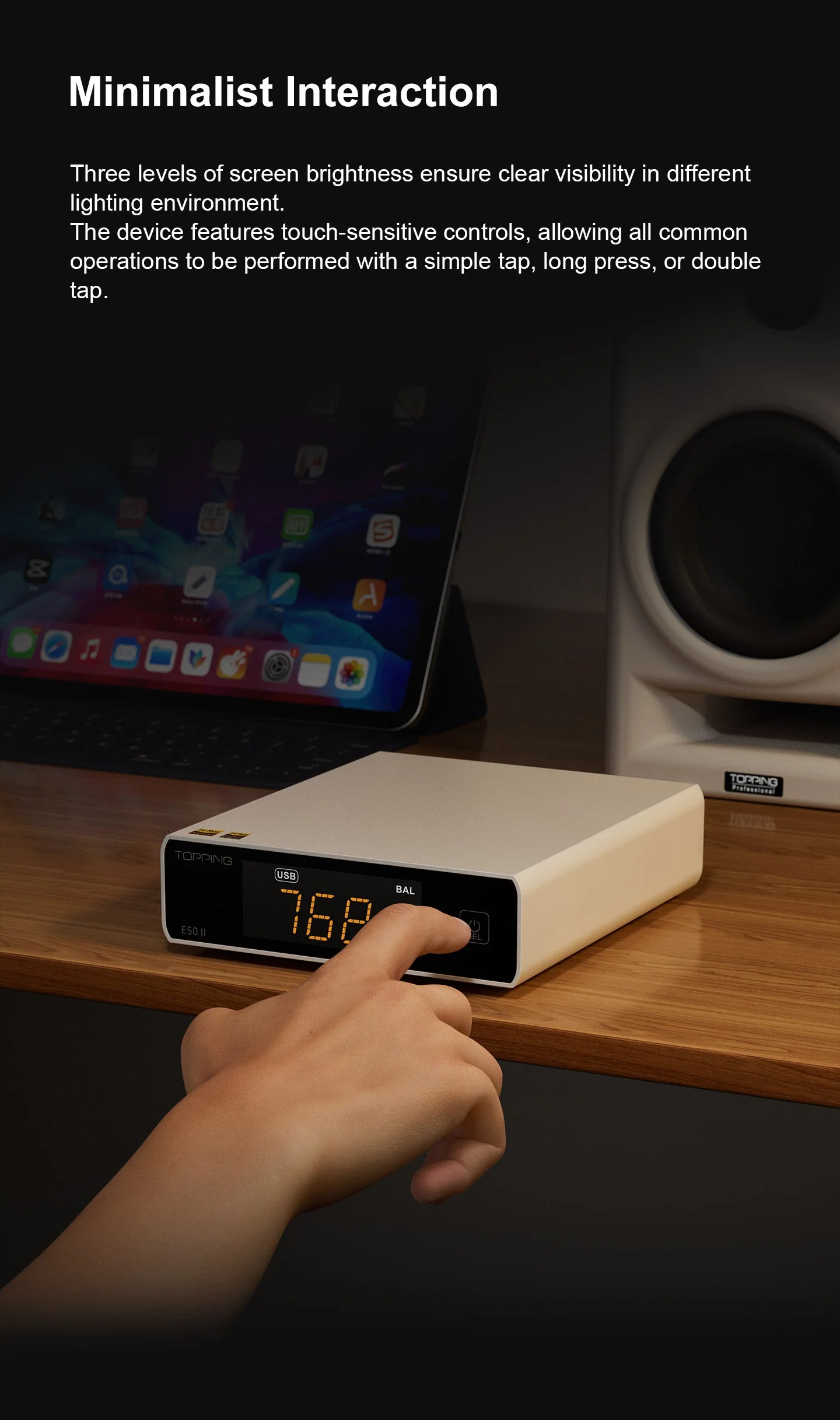 TOPPING E50 II Desktop DAC (Digital-to-Analog-Convertor) - Image 16