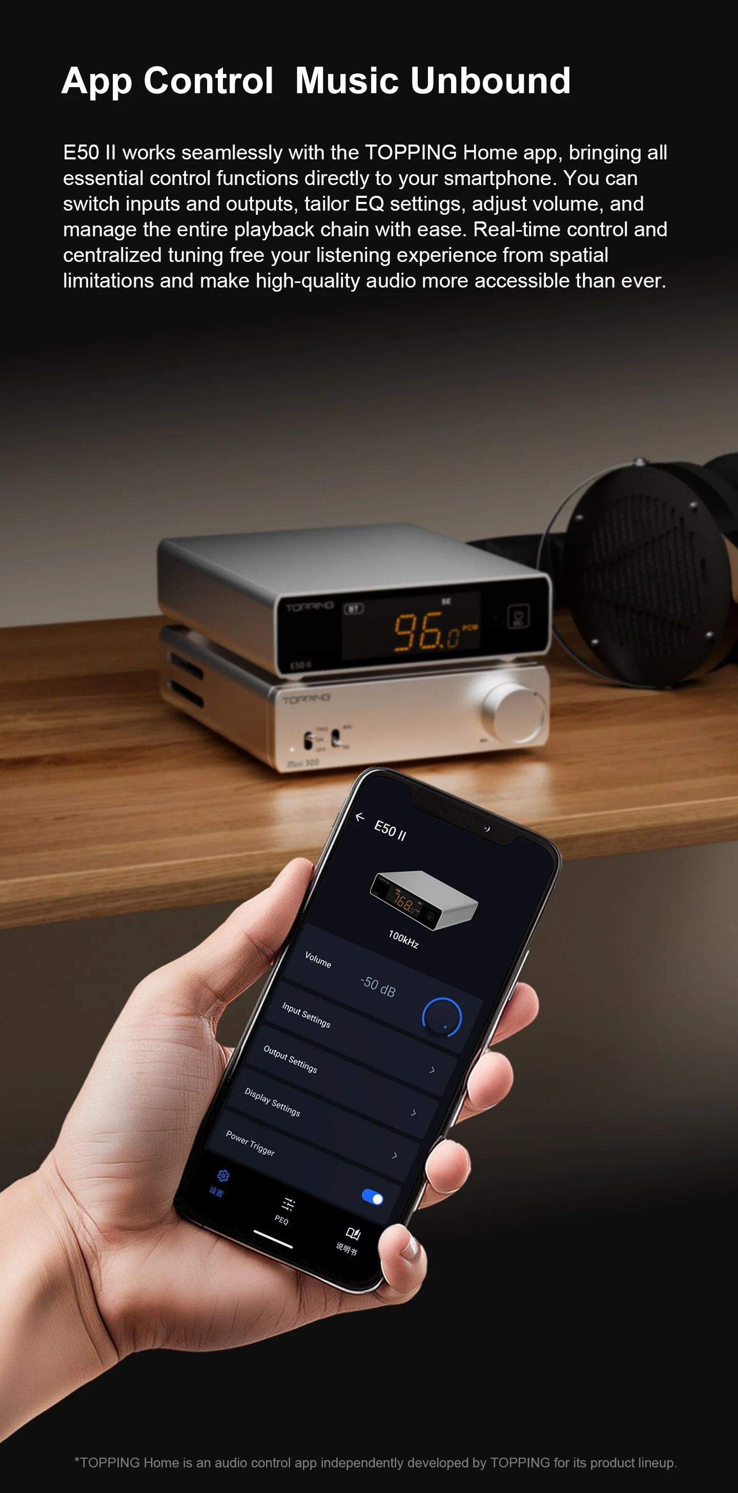 TOPPING E50 II Desktop DAC (Digital-to-Analog-Convertor) - Image 6