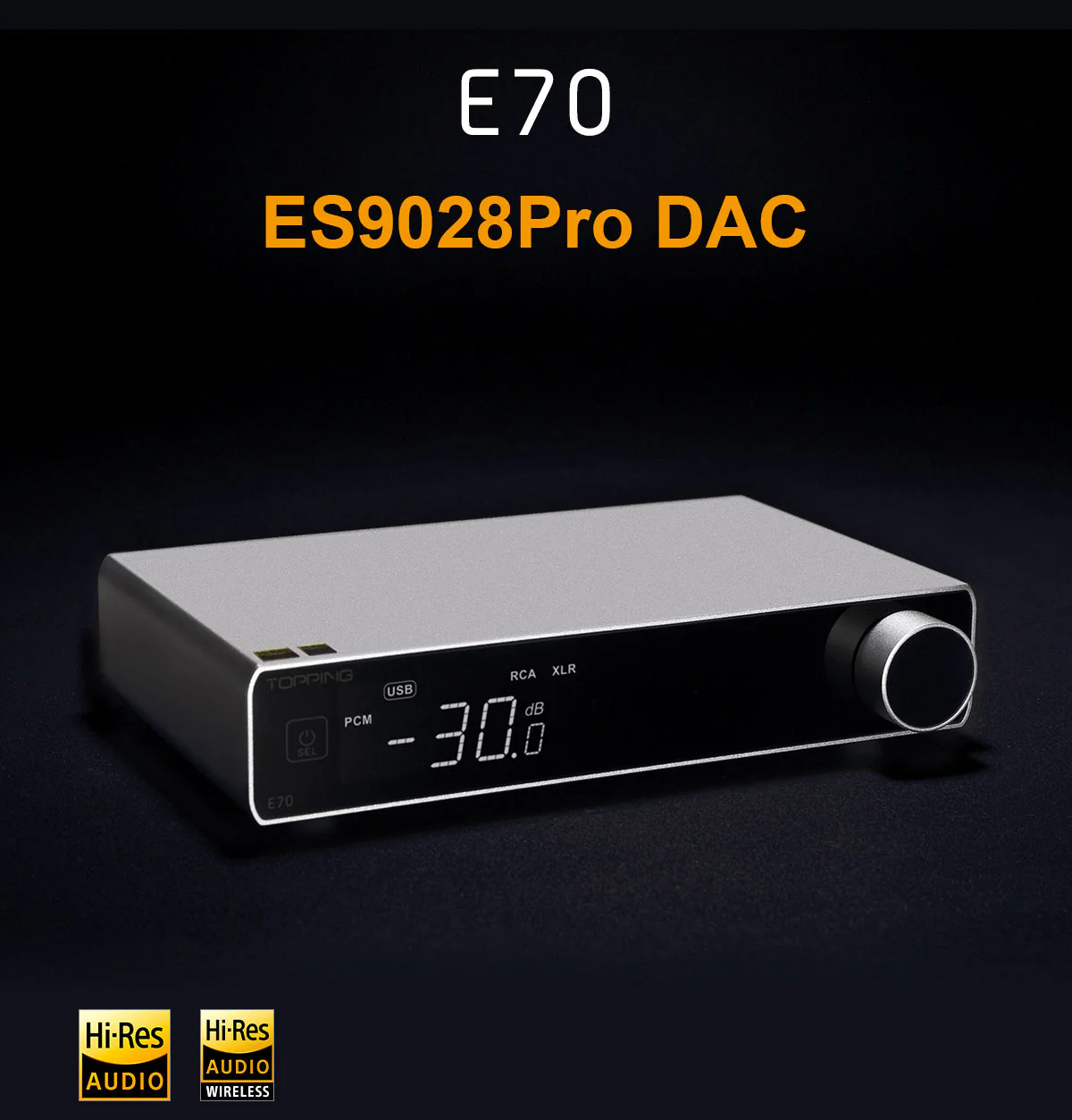 TOPPING E70 Desktop DAC (Digital-to-Analog-Convertor) - Image 3