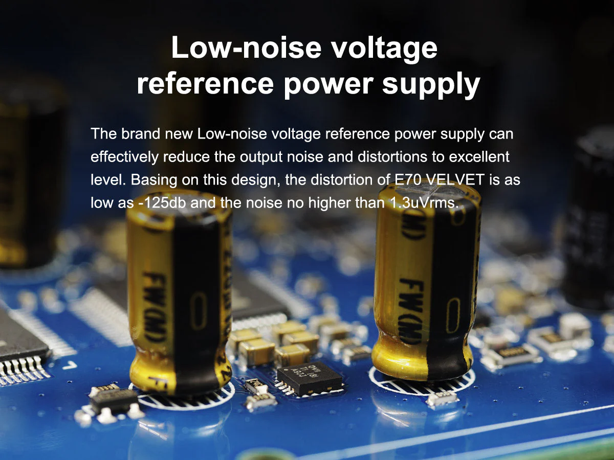 TOPPING E70 VELVET AK4499EX Desktop DAC (Digital-to-Analog-Convertor) - Image 6