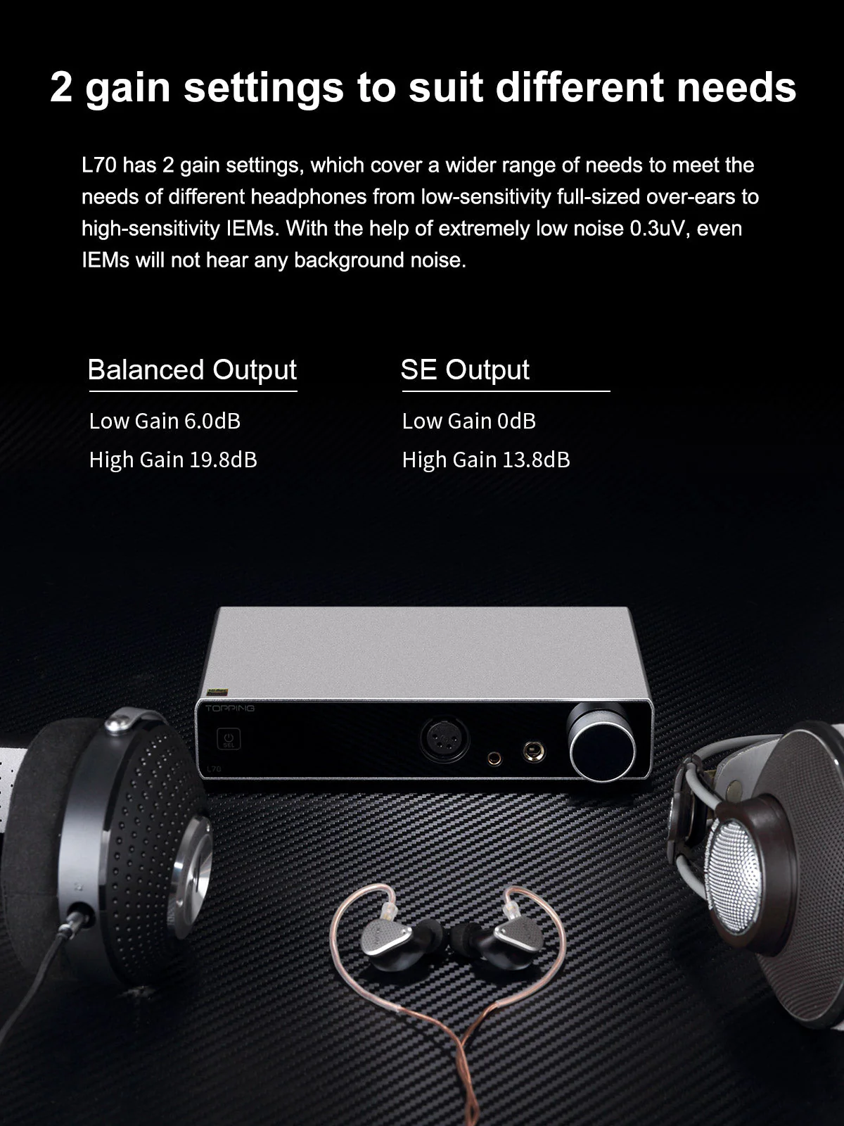 TOPPING L70 Fully Balanced NFCA Headphone Amplifier - Image 10