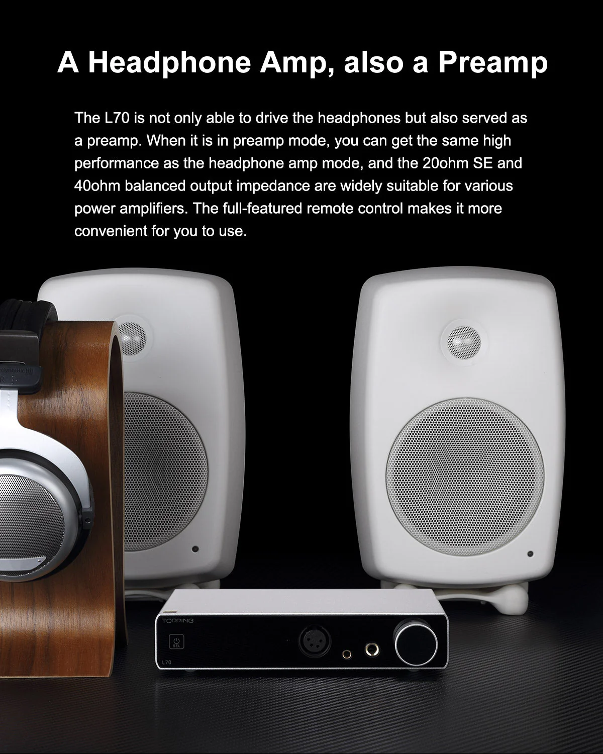 TOPPING L70 Fully Balanced NFCA Headphone Amplifier - Image 11