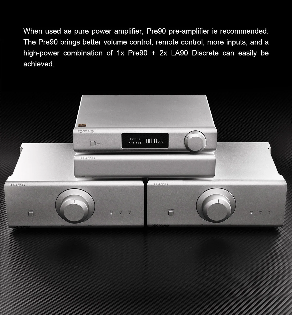 TOPPING LA90 Discrete NFCA Power Amplifier / LA90 Power Amplifier - Image 18