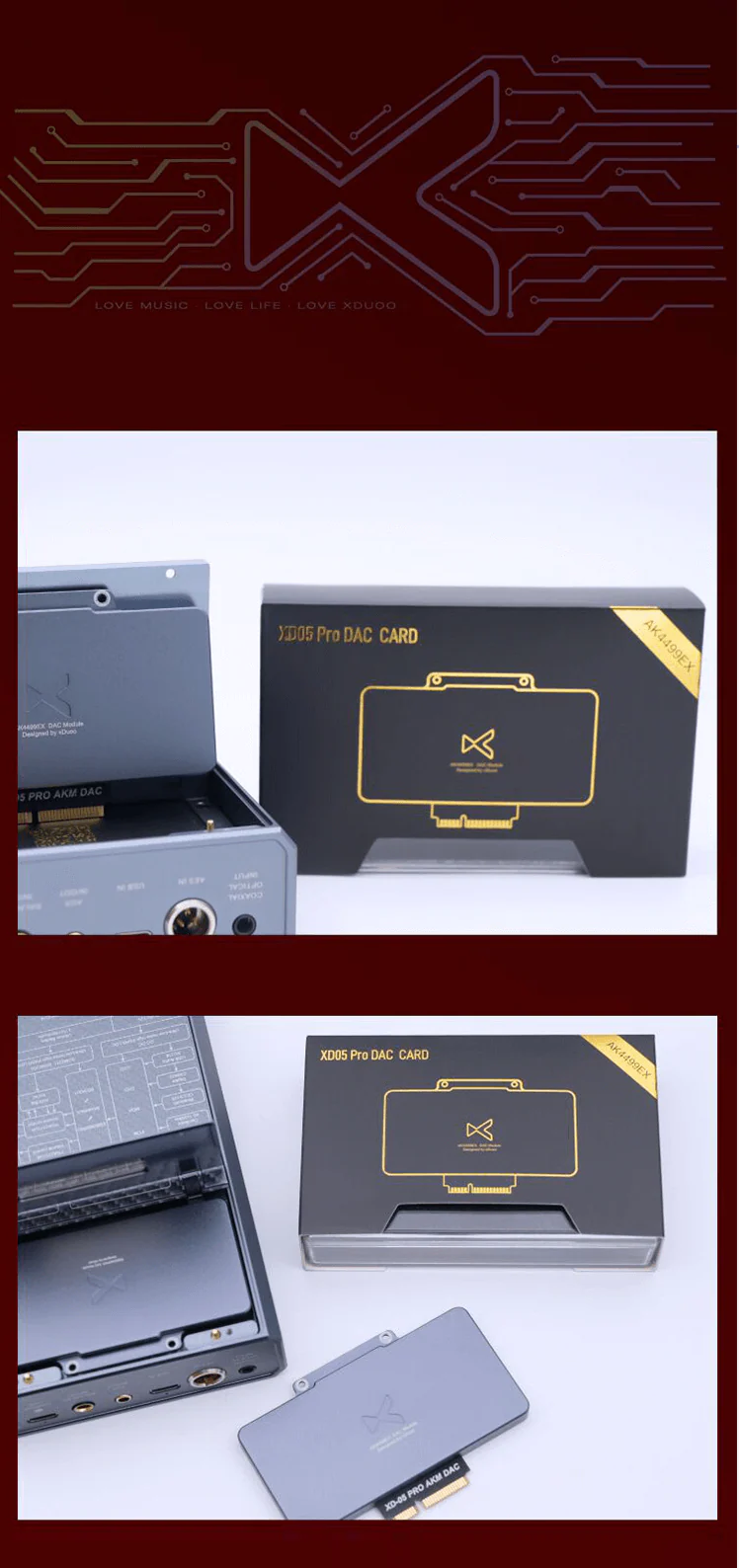 xDuoo AKM AK4499EX DAC Card for XD05 Pro Hard Nucleus Modular DAC/Amp - Image 3