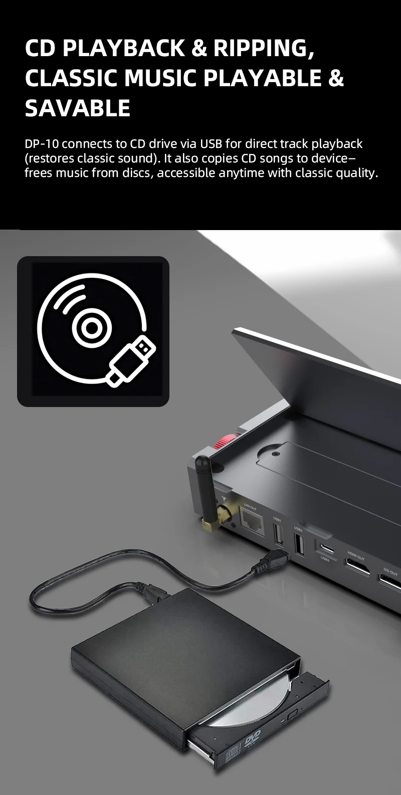 xDuoo DP-10 Digital Music Transport - Image 14