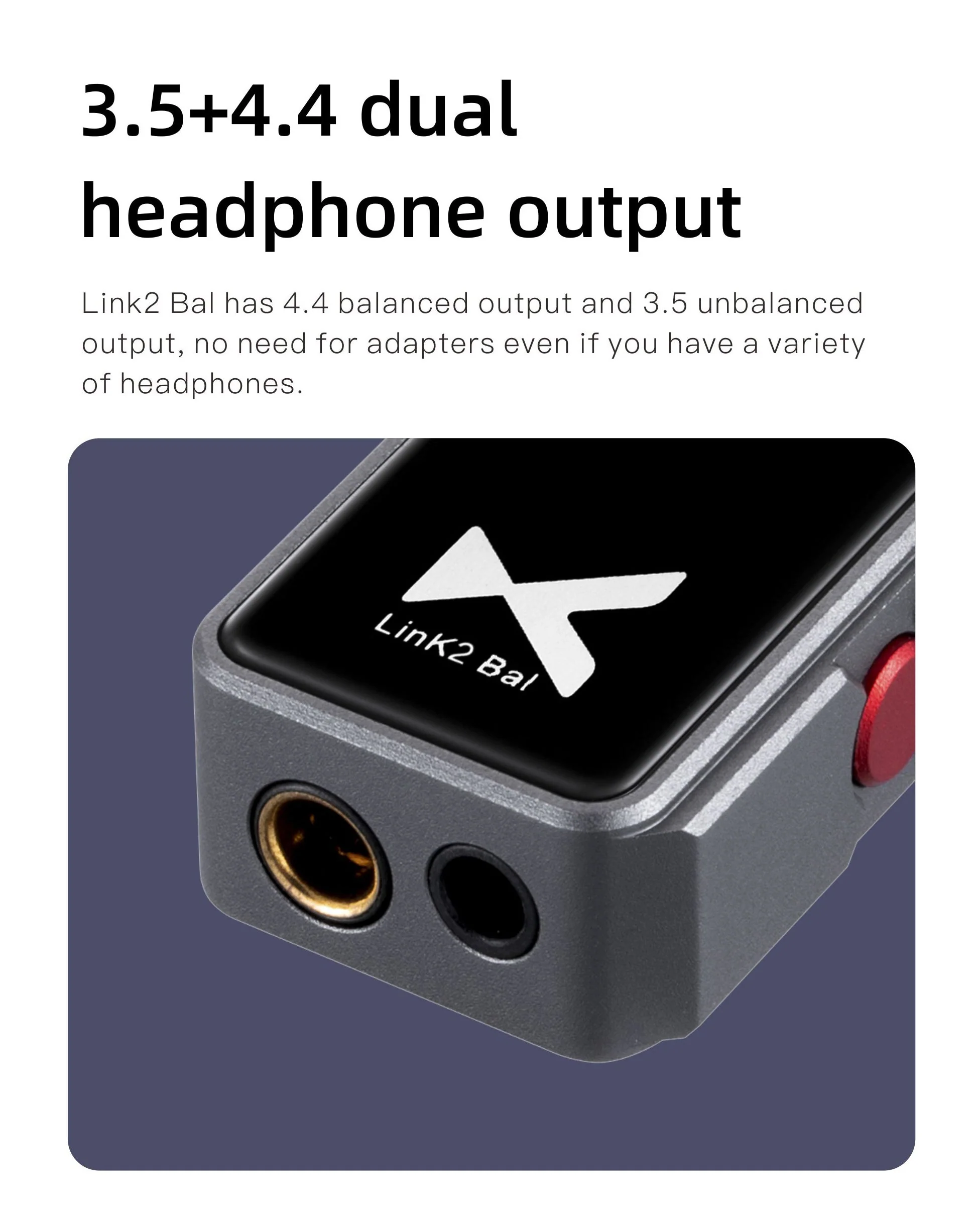 xDuoo Link2 Bal Max Portable Balanced DAC/Amp - Image 6