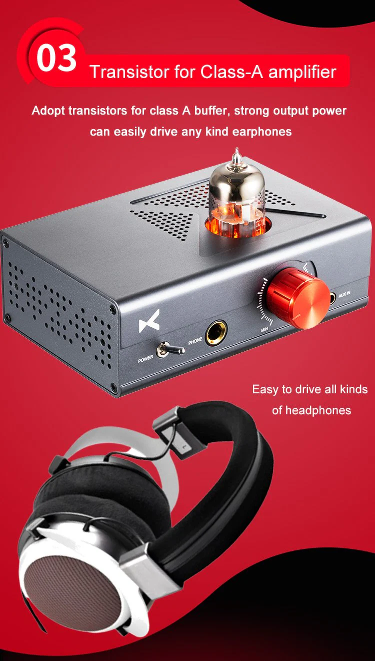 xDuoo MT-601 Tube Class-A Headphone Amplifier - Image 6