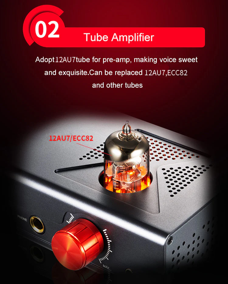 xDuoo MT-601s Tube Class-A Headphone Amplifier - Image 6