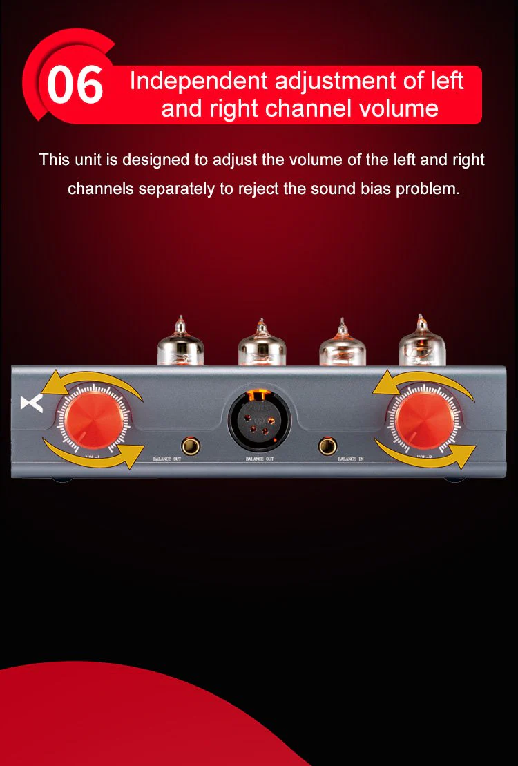 xDuoo MT-604 Balanced Tube Headphone Amplifier - Image 10
