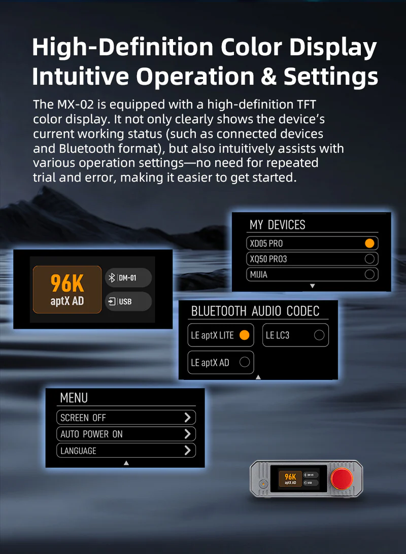 xDuoo MX-02 HD Bluetooth Audio Transmitter - Image 15