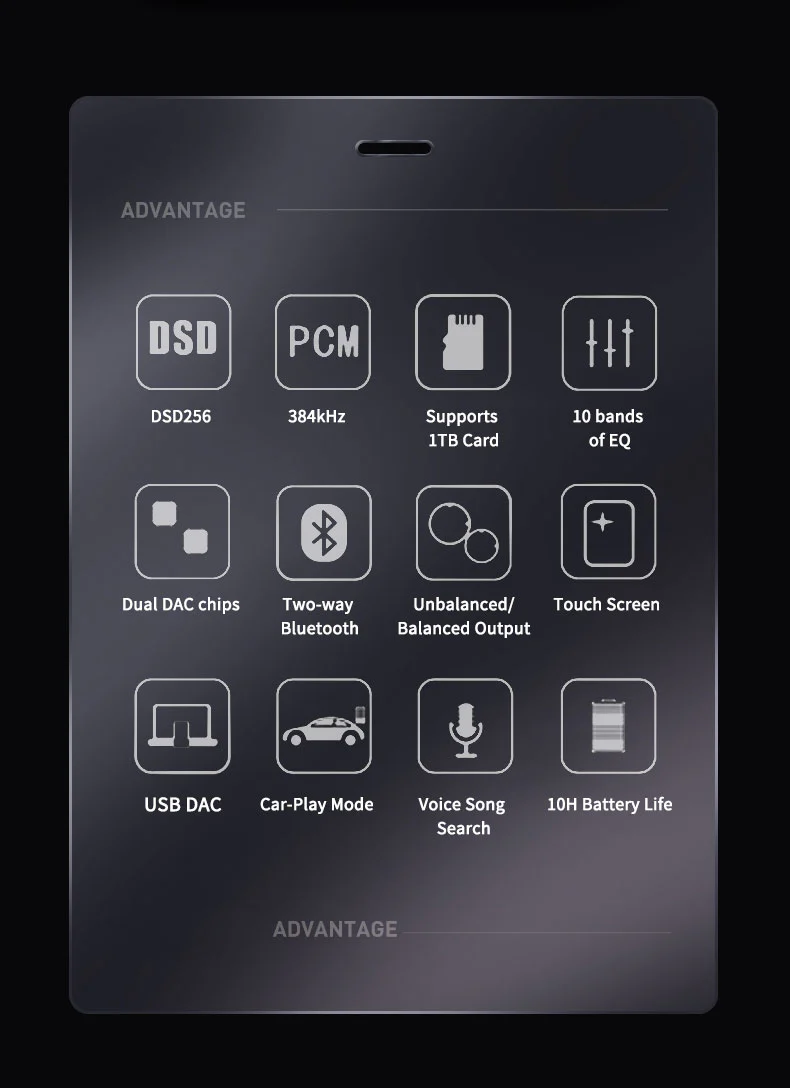 xDuoo X5 Portable Hi-Res Lossless Music Player - Image 4