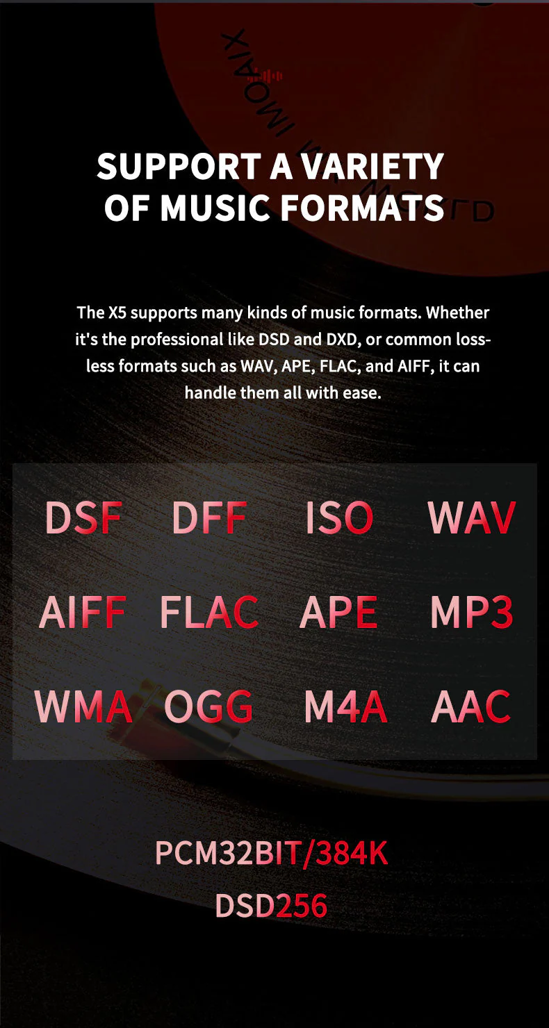 xDuoo X5 Portable Hi-Res Lossless Music Player - Image 6