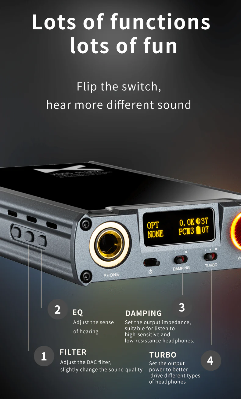 xDuoo XD05 Plus2 Portable HIFI DAC/Amp - Image 17
