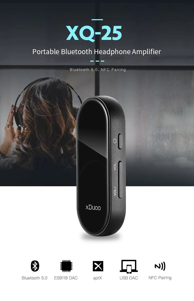 xDuoo XQ-25 Bluetooth DAC/Amp - Image 2