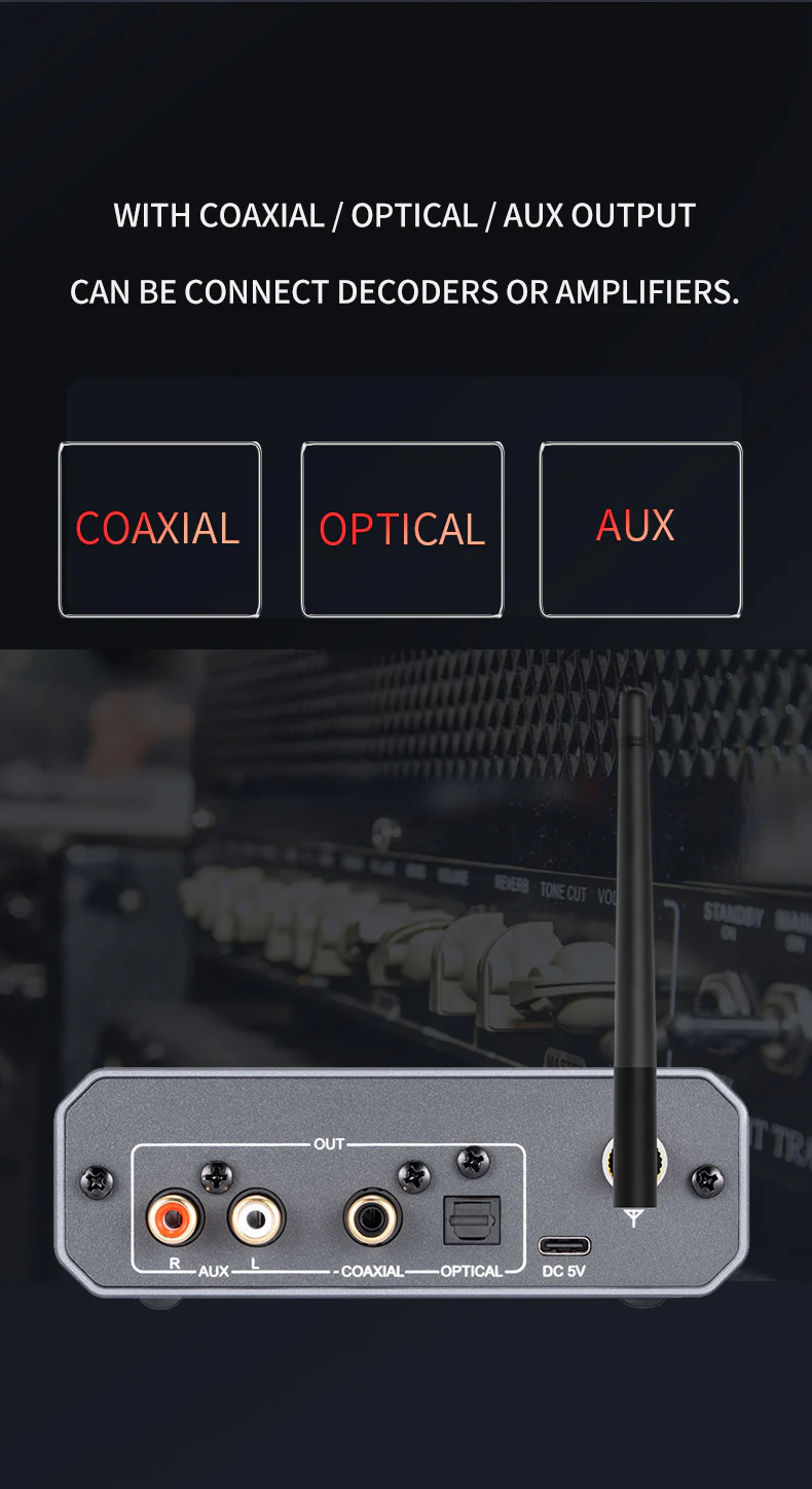 xDuoo XQ-50 PRO3 Bluetooth Audio Converter & Headphone Amp - Image 8