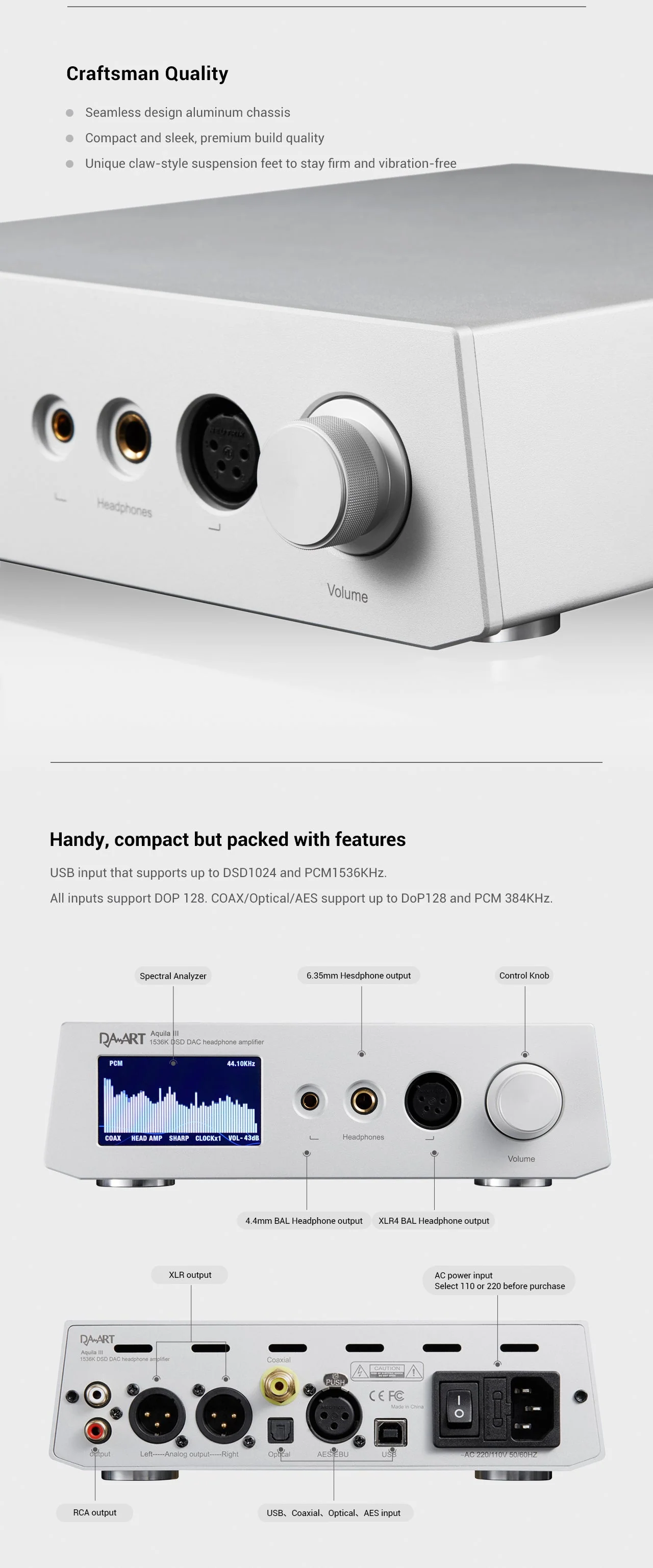 YULONG DAART Aquila III Desktop DAC/Pre-amp/Amp - Image 5